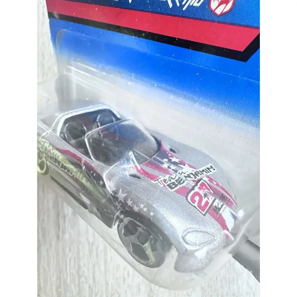 1998 Hot Wheels Collector No #1038 DODGE VIPER RT/10 Silver w/3 Spoke H62